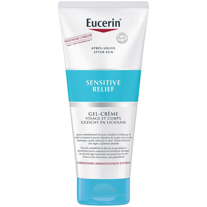 Après-Soleil Gel Crème Peau Sensible Apaise Adoucit Anti-Rougeurs EUCERIN