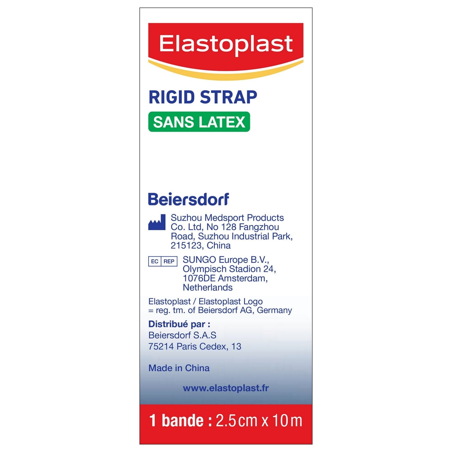 Bande Adhésive Sport Maintien Articulations Rigid Strap ELASTOPLAST 