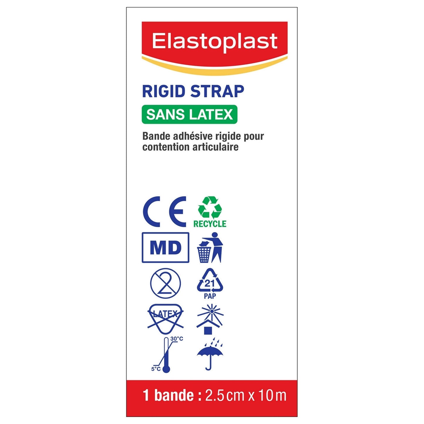 Bande Adhésive Sport Maintien Articulations Rigid Strap ELASTOPLAST 