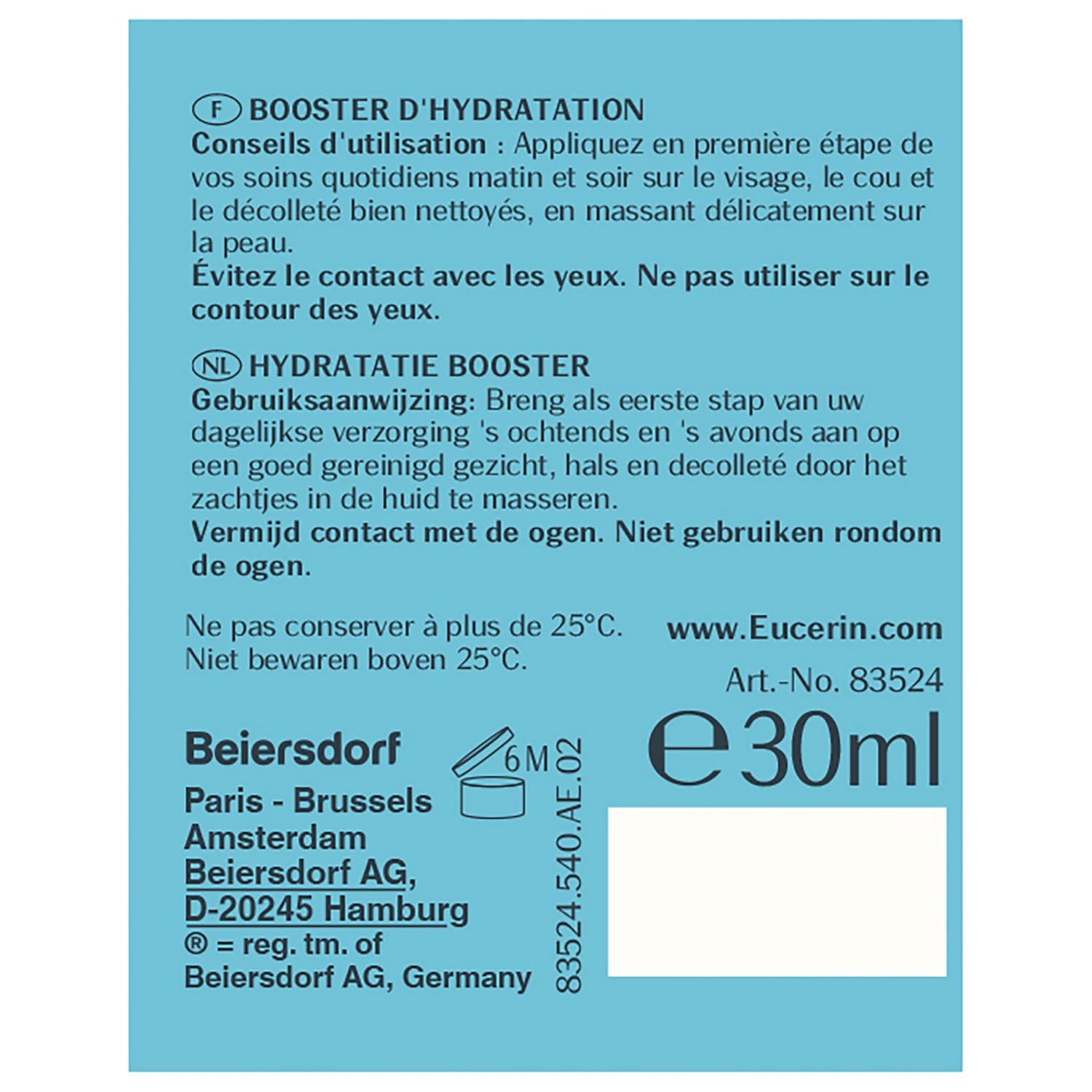 Sérum Hydratant Visage Tous Types de Peaux Hyaluron-Filler EUCERIN 