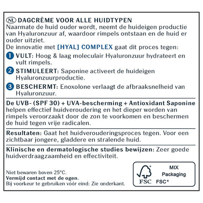 Eucerin Hyaluron Filler Spf 30 Anti-Aging Gesichts-Tagescreme