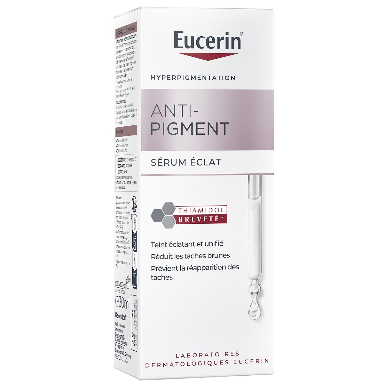 Sérum Anti-Pigment Éclat EUCERIN le flacon compte-goutte de 30mL