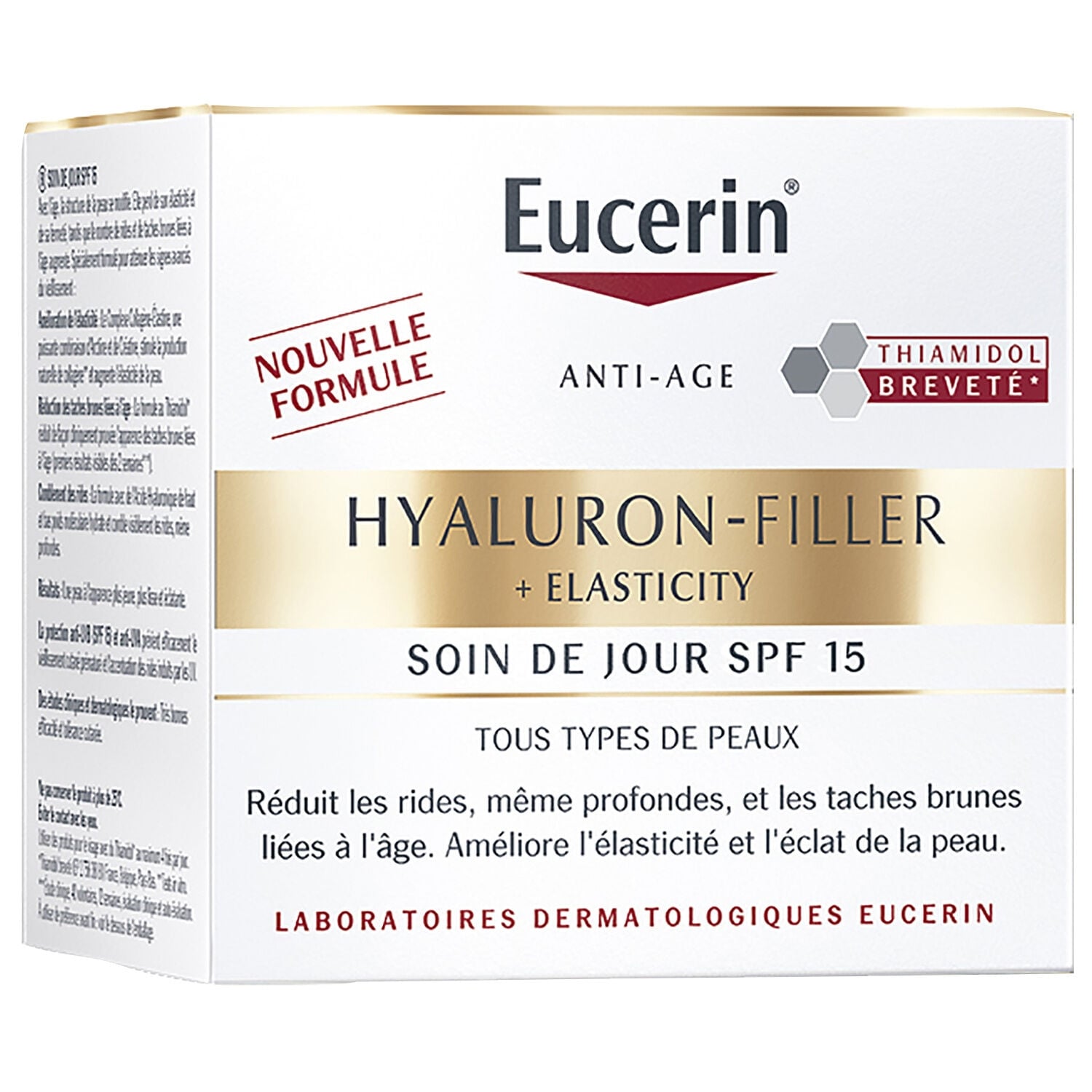 Crème Soin de Jour Anti-âge Spf 15 Hyaluron-Filler Elasticity EUCERIN 