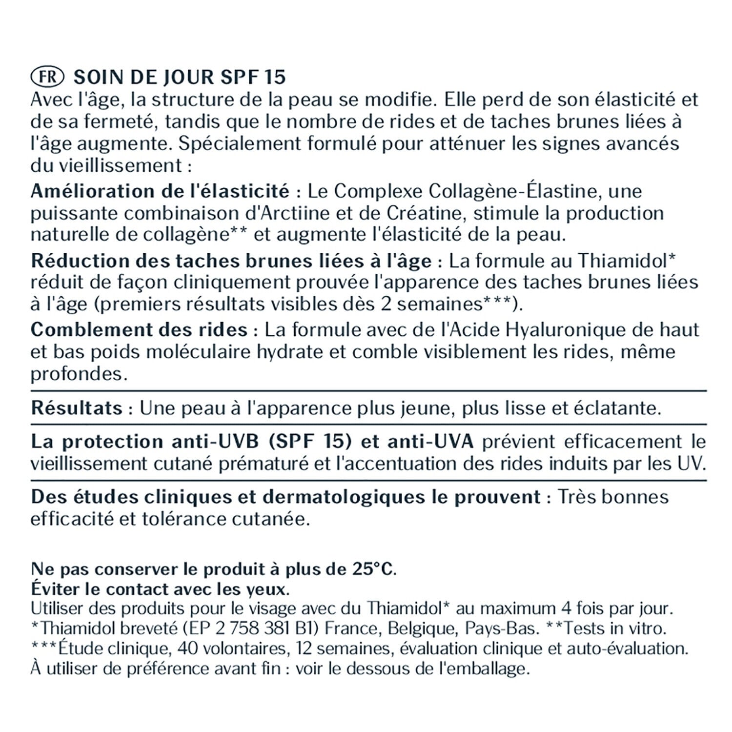 Crème Soin de Jour Anti-âge Spf 15 Hyaluron-Filler Elasticity EUCERIN 