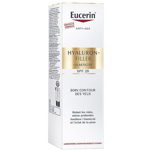 Contour des Yeux Anti-Âge Hyaluron-Filler Elasticity Spf 20 EUCERIN le tube de 15mL