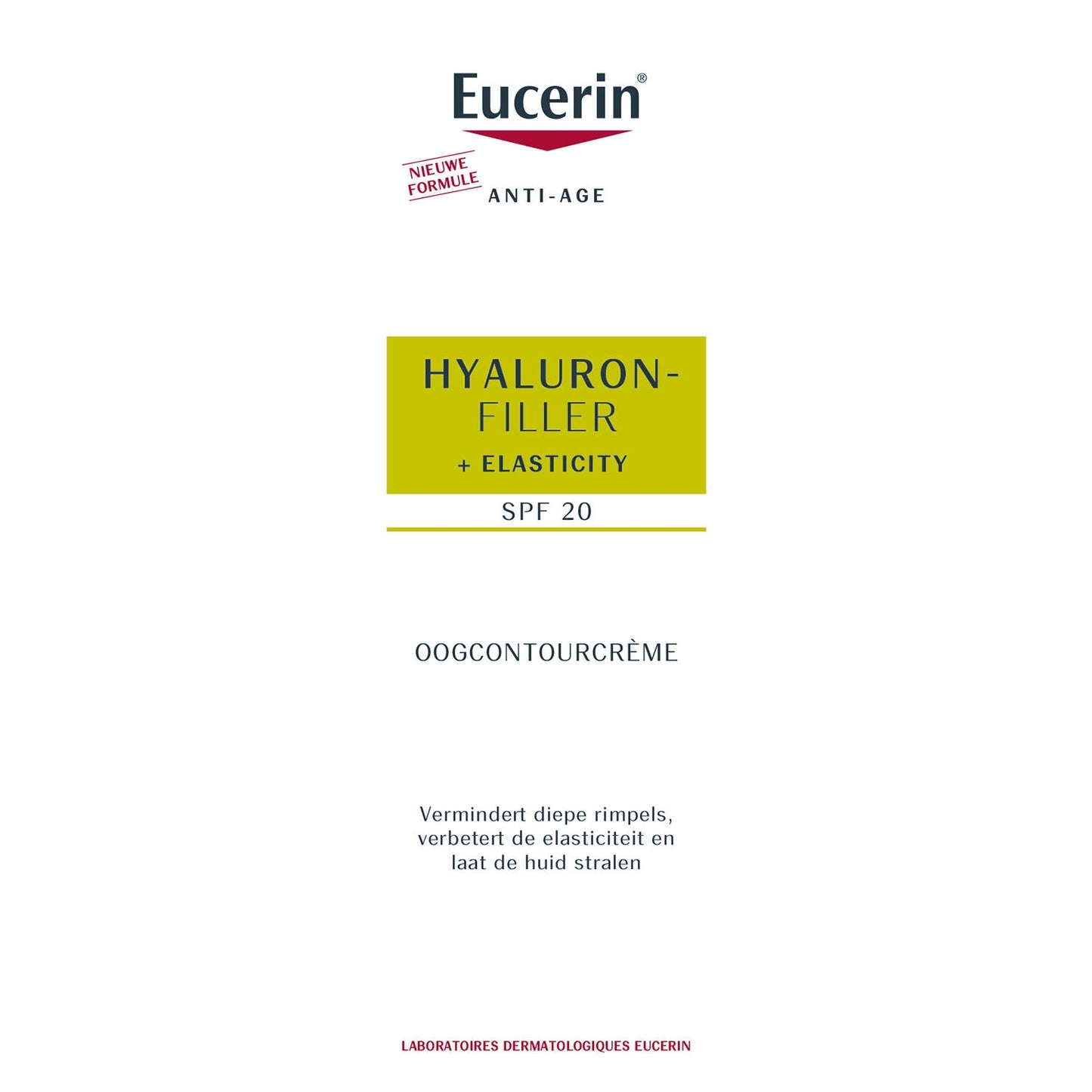 Eucerin Hyaluron-Filler Elastizität Spf 20 Anti-Aging Augenkontur