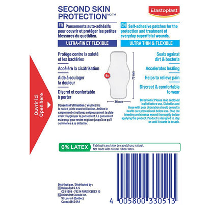 Pansements Hydrocolloïde Cicatrisation Rapide Second Skin Expert ELASTOPLAST 