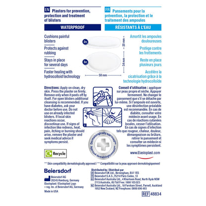 Pansements Ampoules Mix Pack Soulage et Protège Hydrocolloïde ELASTOPLAST 