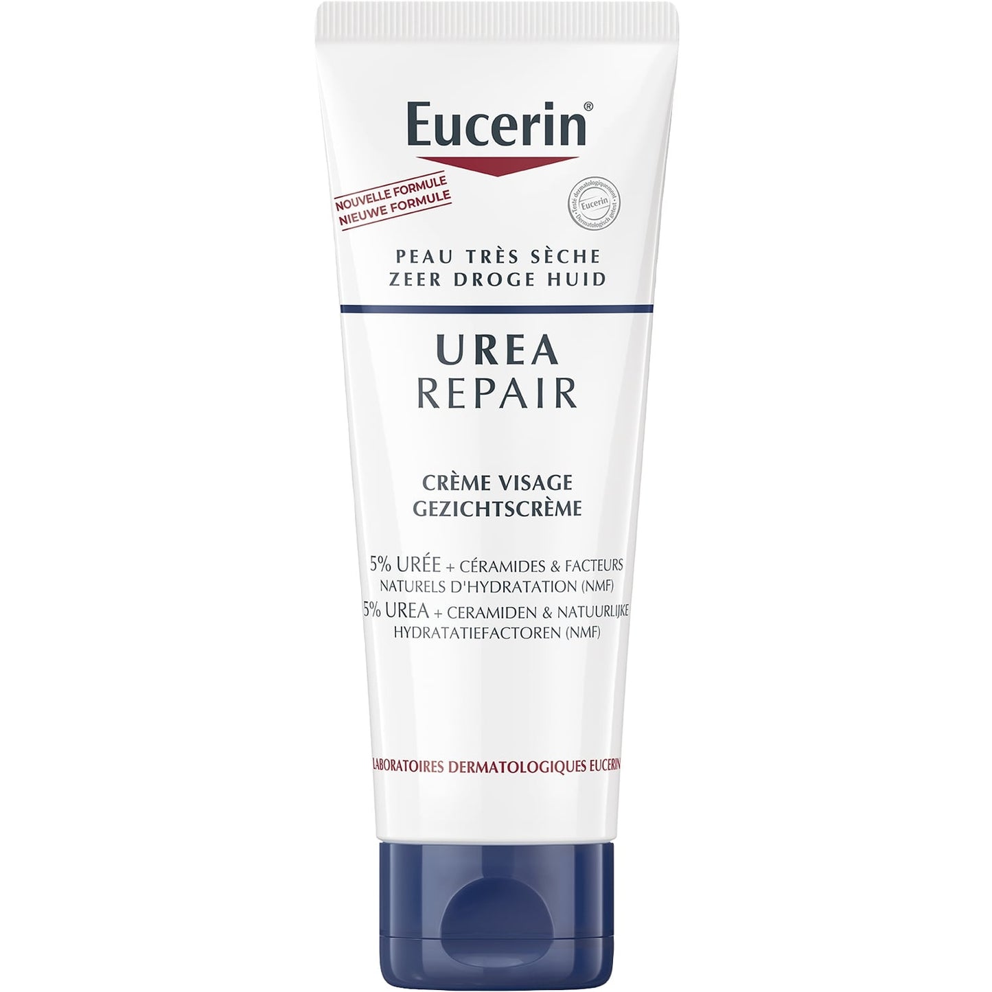 Crème Hydratation Intense 48H Visage Peau Sèche à très Sèche 5% Urée EUCERIN 