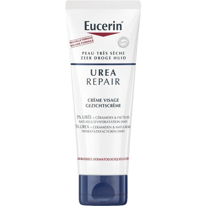 Crème Hydratation Intense 48H Visage Peau Sèche à très Sèche 5% Urée EUCERIN 
