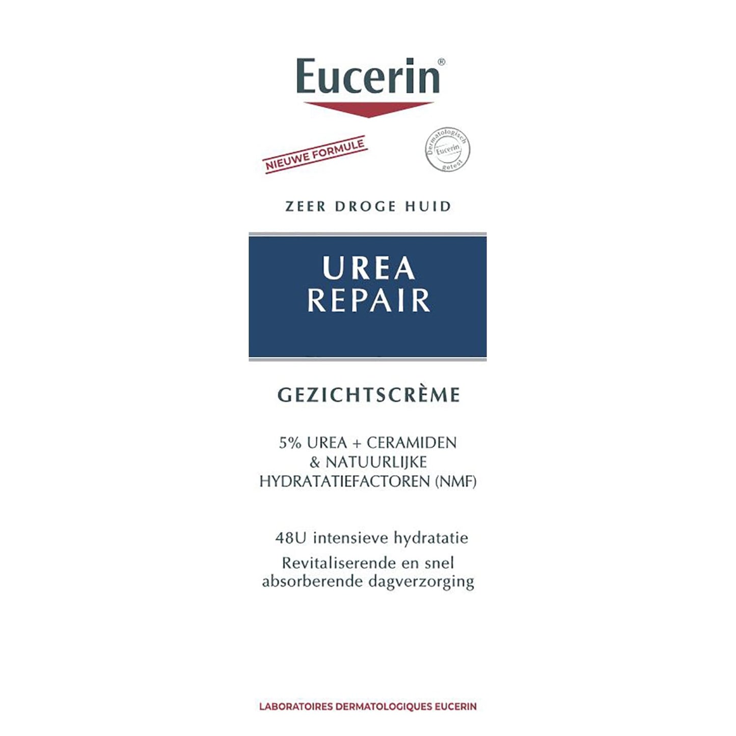 Crème Hydratation Intense 48H Visage Peau Sèche à très Sèche 5% Urée EUCERIN 