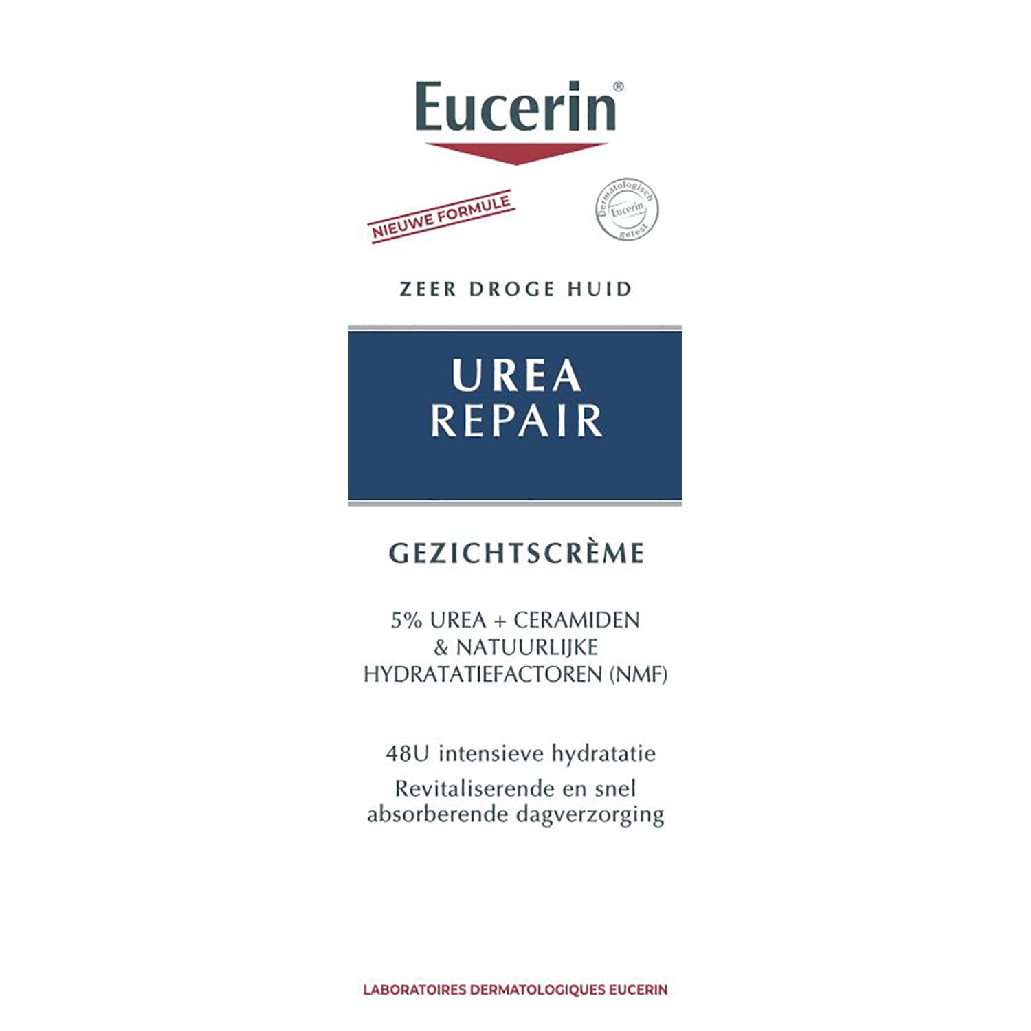 Crème Hydratation Intense 48H Visage Peau Sèche à très Sèche 5% Urée EUCERIN 