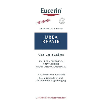 Crème Hydratation Intense 48H Visage Peau Sèche à très Sèche 5% Urée EUCERIN 
