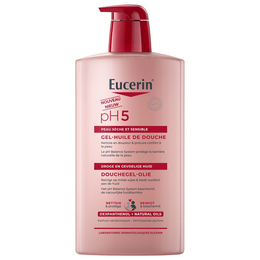Huile pour le Corps Peau Sèche et Sensible Ph5 EUCERIN le flacon de 1000mL