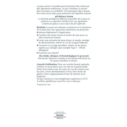 Duschöl für trockene und empfindliche Haut, Erhaltung des natürlichen pH-Werts, pH5, EUCERIN