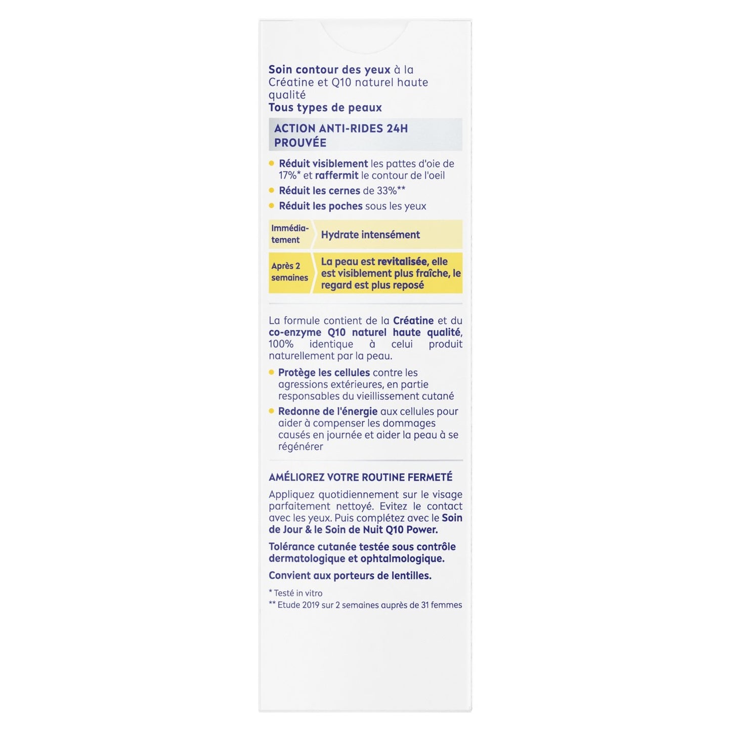 NIVEA Q10 Power Creatine Anti-Wrinkle Firming Eye Cream