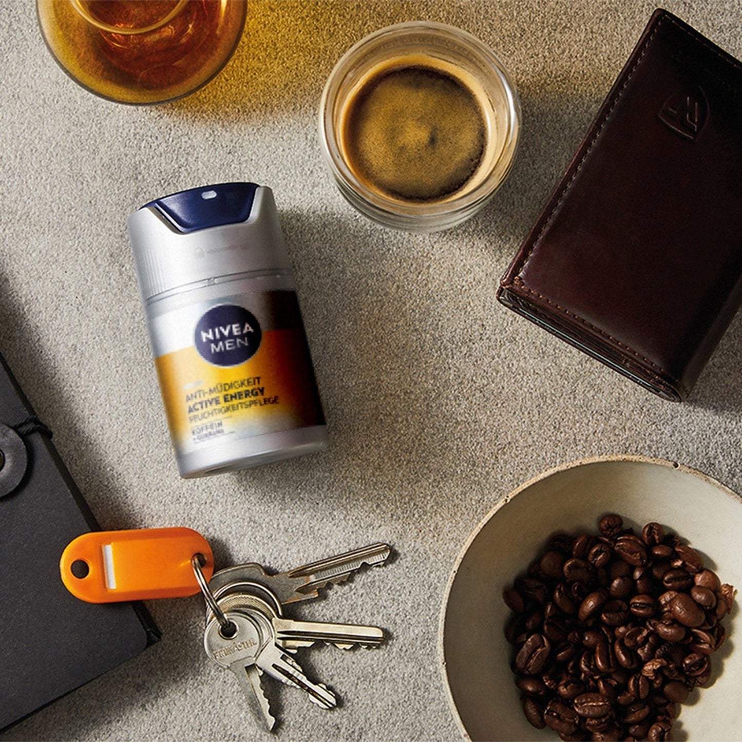 NIVEA Men Energizing Gesichtscreme Anti-Müdigkeit Koffein Guarana