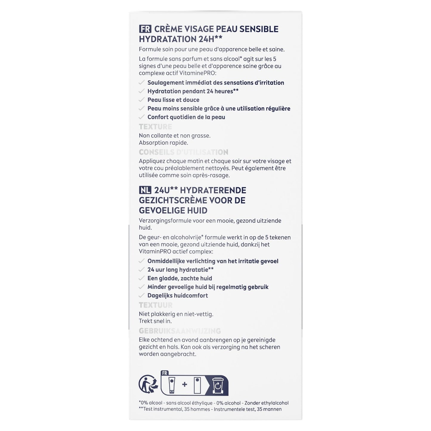 NIVEA Men Feuchtigkeitsspendende Gesichtscreme für empfindliche Haut