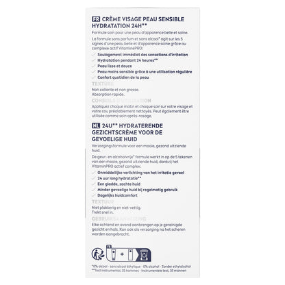 NIVEA Men Feuchtigkeitsspendende Gesichtscreme für empfindliche Haut