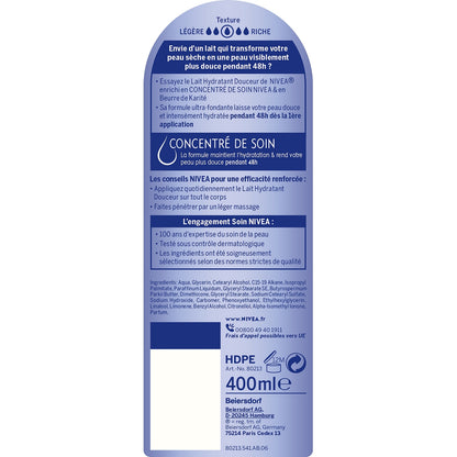 NIVEA Shea Butter Moisturizing Body Lotion for Dry Skin