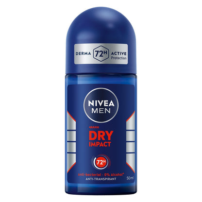 NIVEA MEN Dry Impact Anti-Perspirant Roll-On Deodorant