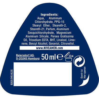 NIVEA MEN Dry Impact Anti-Perspirant Roll-On Deodorant