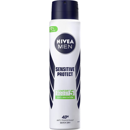 NIVEA MEN Sensitive Anti-Perspirant Deodorant Spray for Men