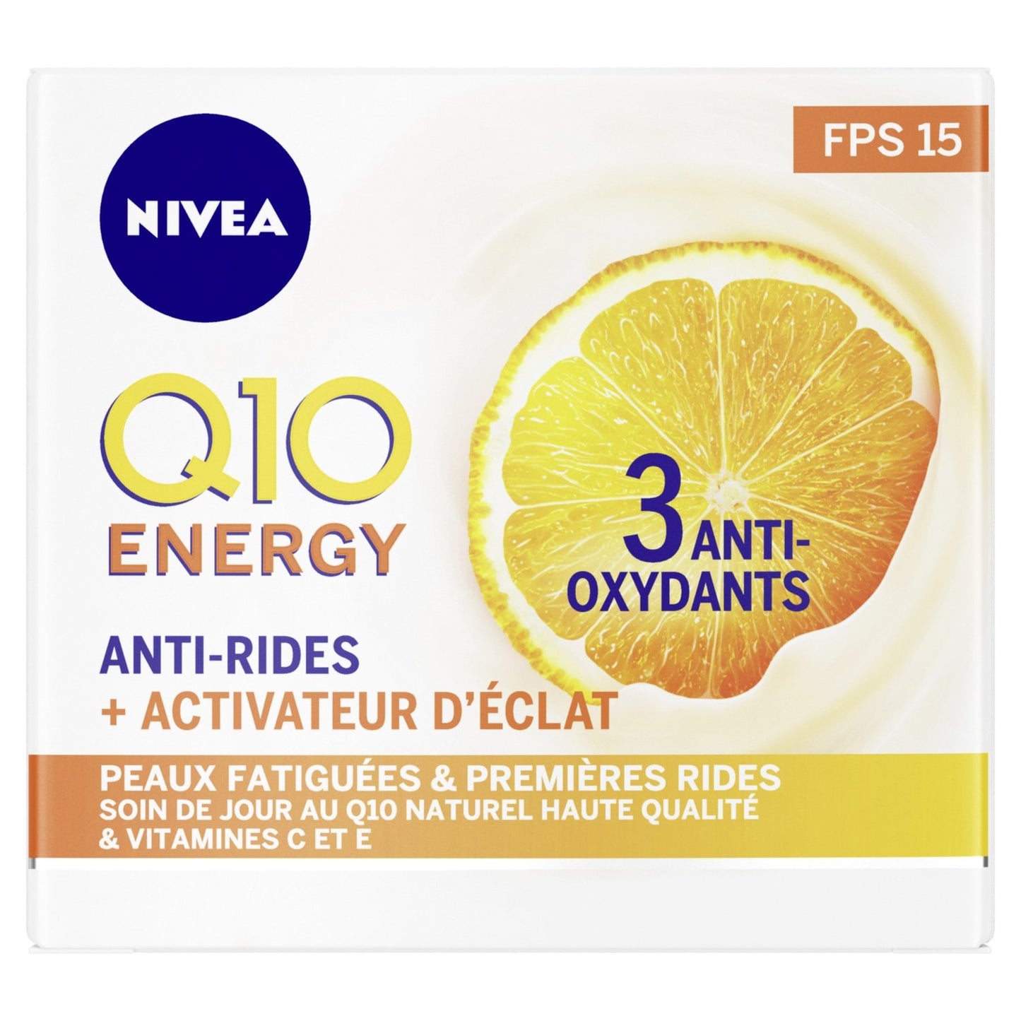 NIVEA Q10 Energy Vitamins Anti-Wrinkle Day Face Cream SPF15