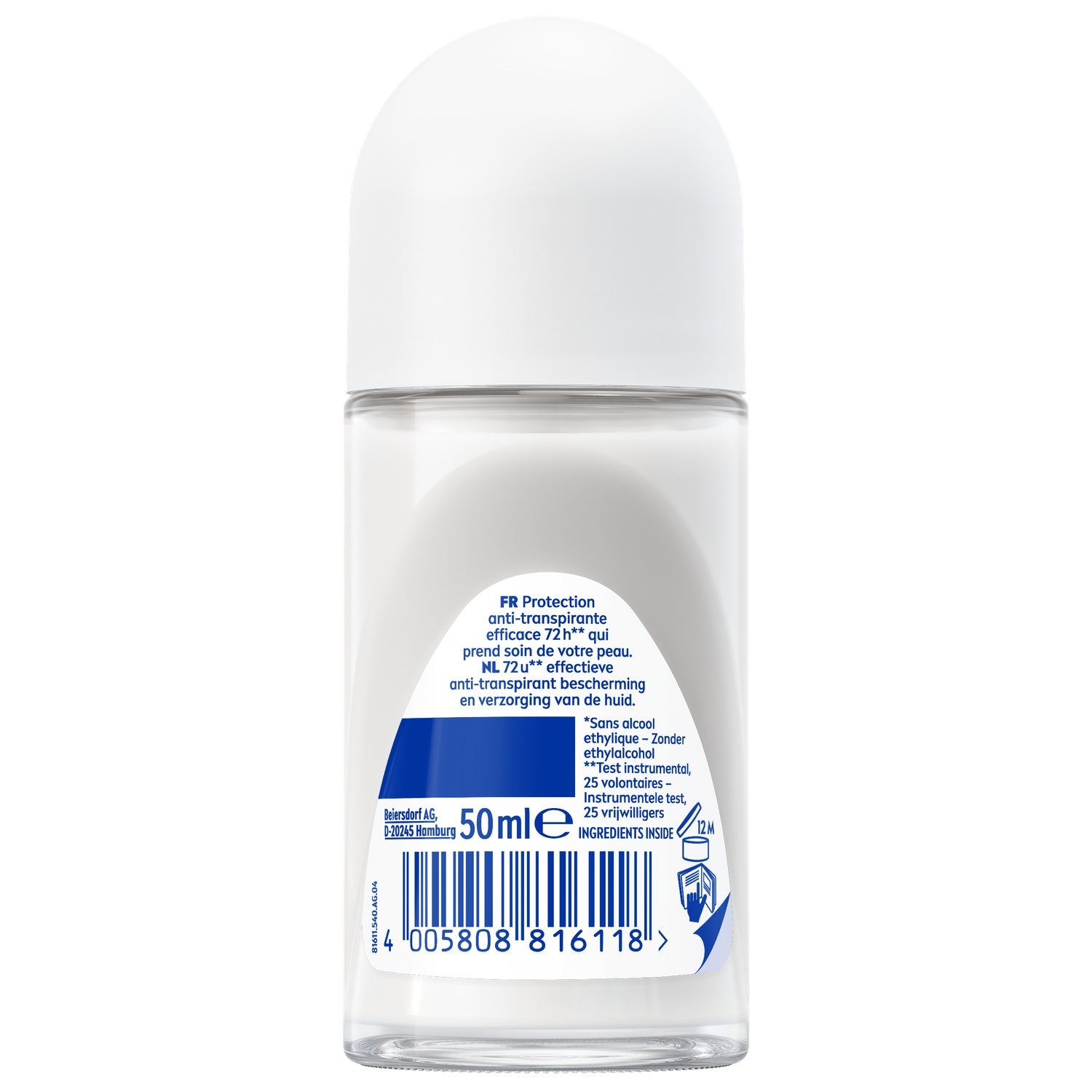 Déodorant bille Anti-transpirant 72H Dry Comfort NIVEA 