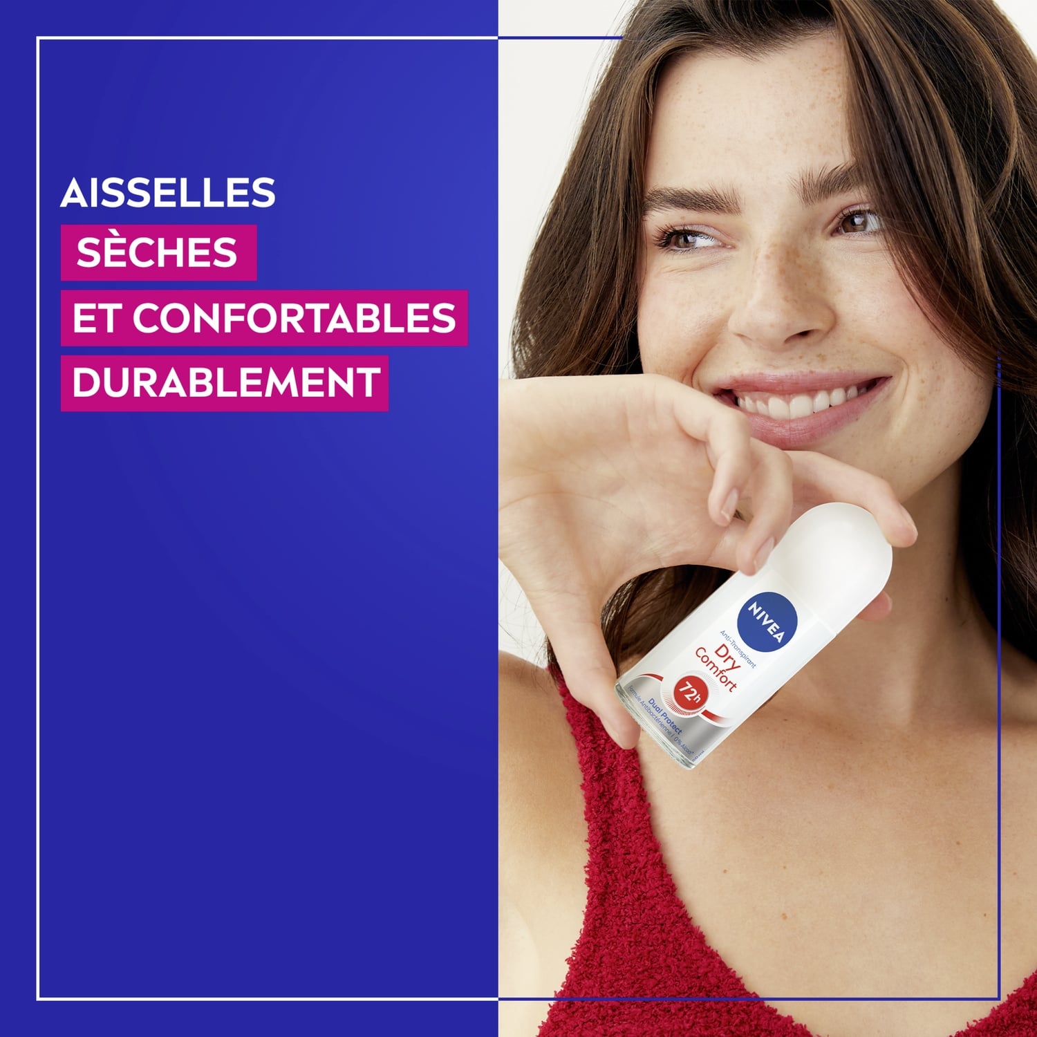 Déodorant bille Anti-transpirant 72H Dry Comfort NIVEA 