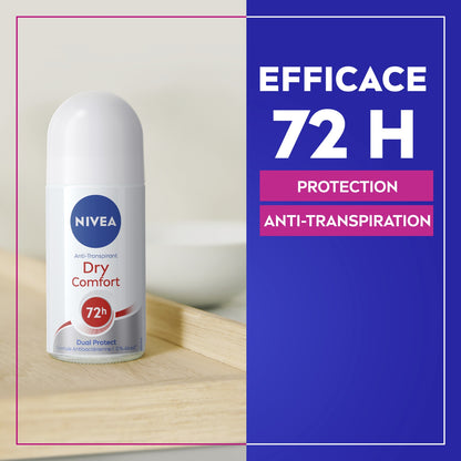 Déodorant bille Anti-transpirant 72H Dry Comfort NIVEA 