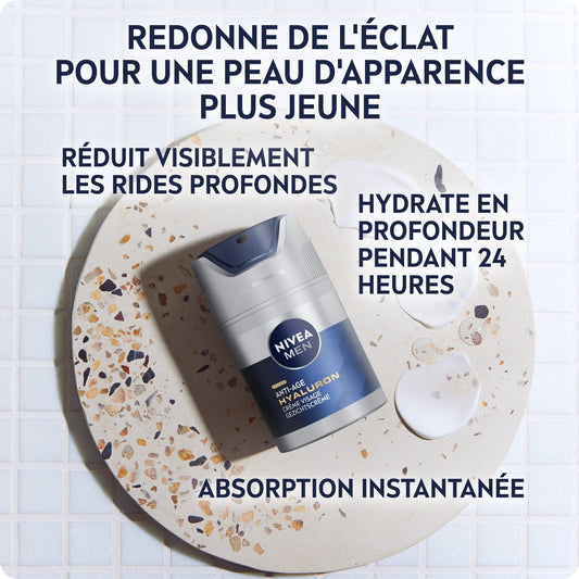NIVEA Active Age Hyaluron Anti-Wrinkle Night Face Cream for Men