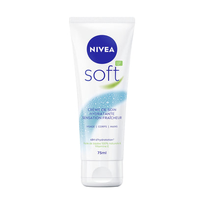 NIVEA Soft Fresh Moisturizing Cream for Face, Body and Hands