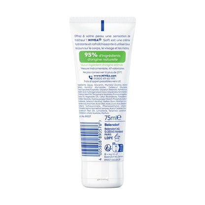 NIVEA Soft Fresh Moisturizing Cream for Face, Body and Hands