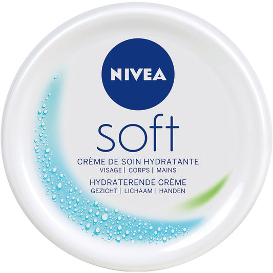 NIVEA Soft Fresh Moisturizing Cream for Face, Body and Hands