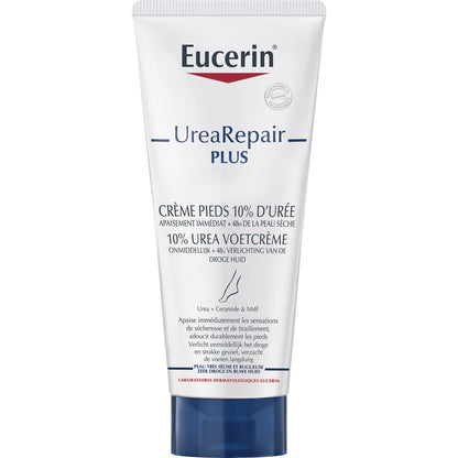 Crème pieds Secs Réparatrice Intense 10% Urée Hydratation Longue Durée EUCERIN 