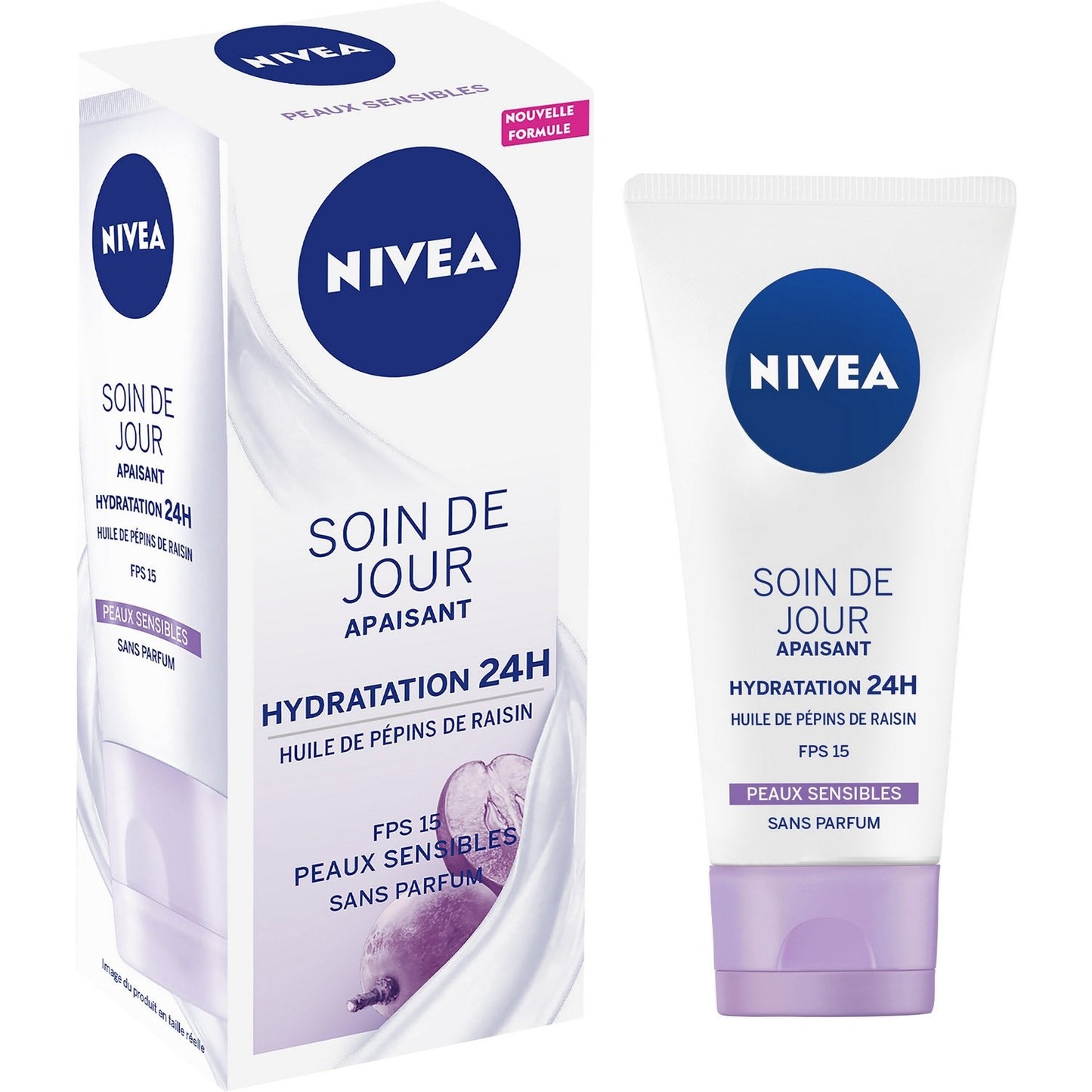 Crème Visage Jour Hydratante Apaisante Peaux Sensibles NIVEA