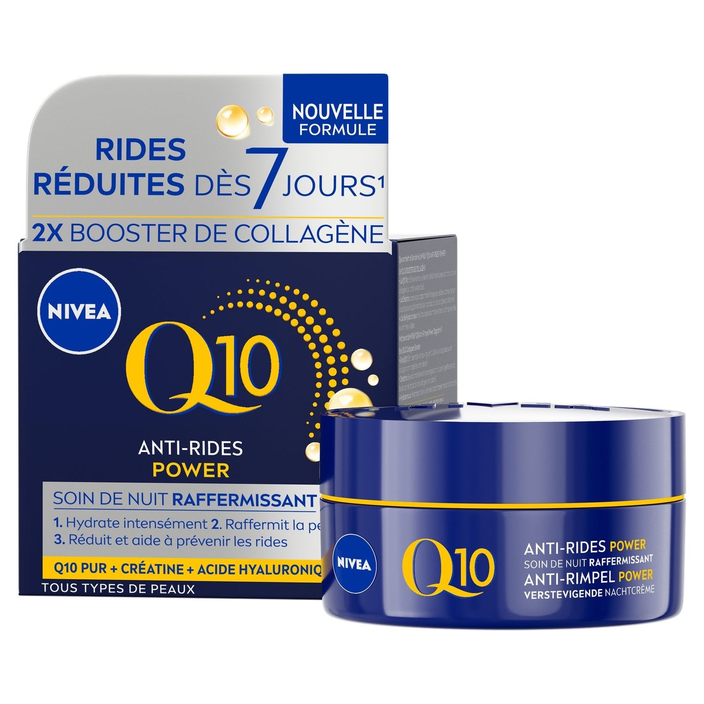 Soin Visage de Nuit Raffermissant Q10 Anti-Rides NIVEA