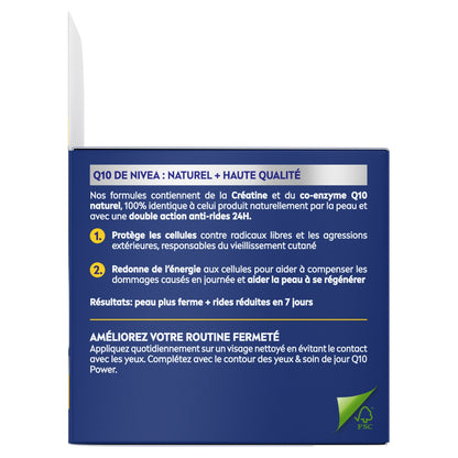 Crème Visage Nuit Anti-Rides Fermeté Q10 Créatine NIVEA