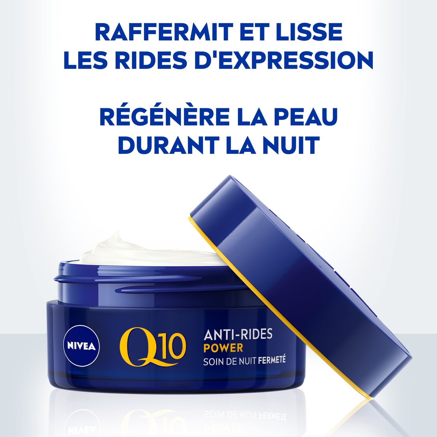Crème Visage Nuit Anti-Rides Fermeté Q10 Créatine NIVEA