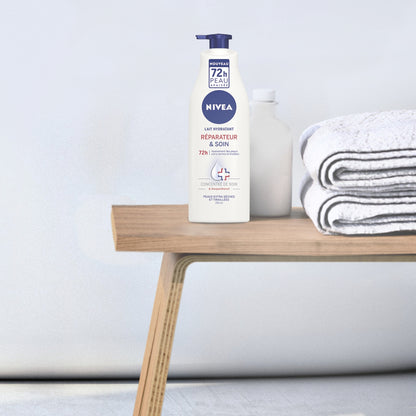 Lait Corps Apaisant Réparateur Peaux Extra Sèches NIVEA
