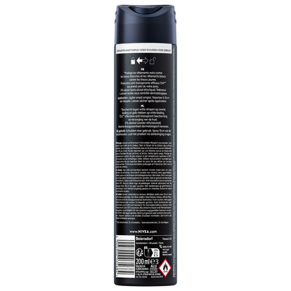 Déodorant Spray Homme Anti-Transpirant Black & White NIVEA MEN