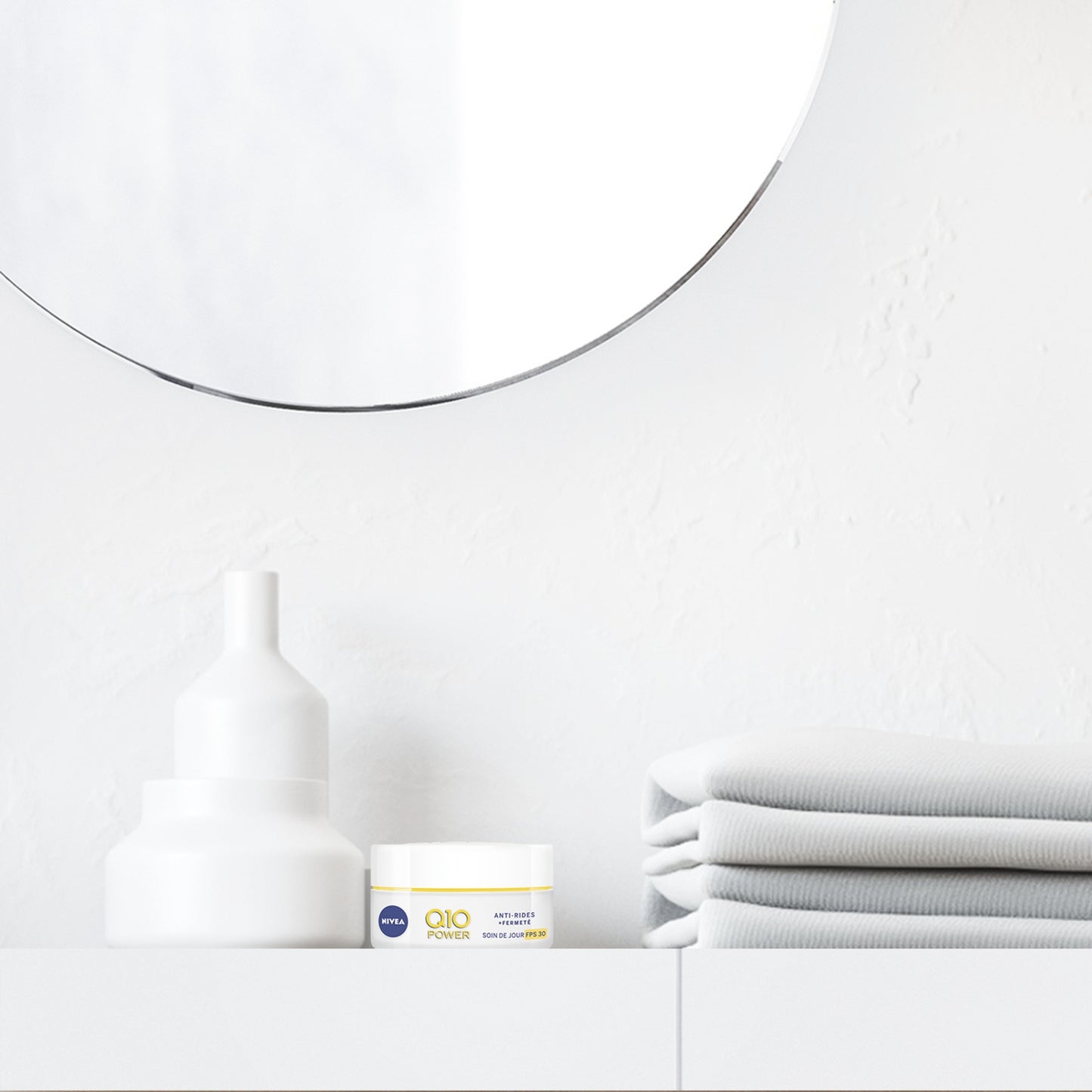 Crème Visage Jour Anti-Rides Fermeté Q10 Créatine FPS30 NIVEA