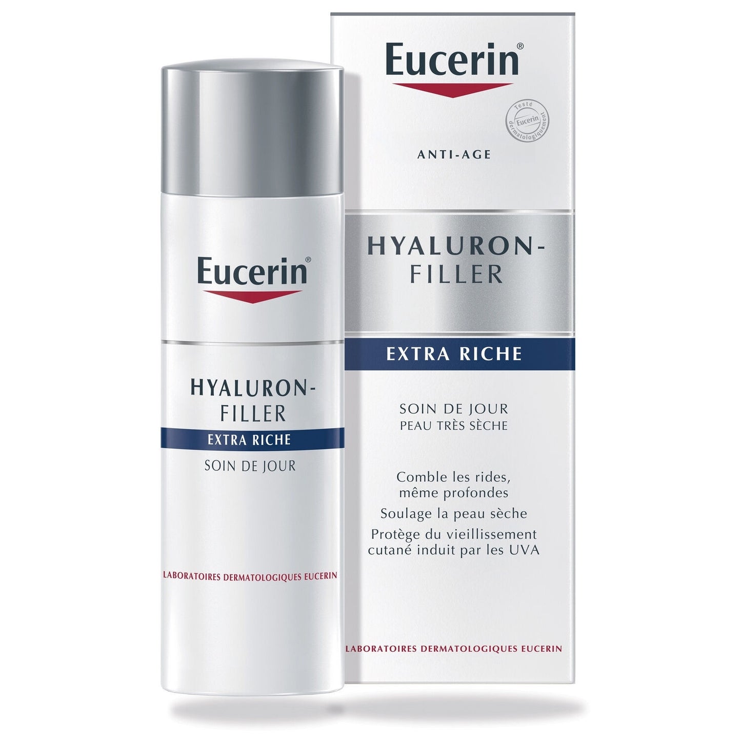 Soin de Jour Anti-âge Extra Riche Hyaluron Filler EUCERIN 