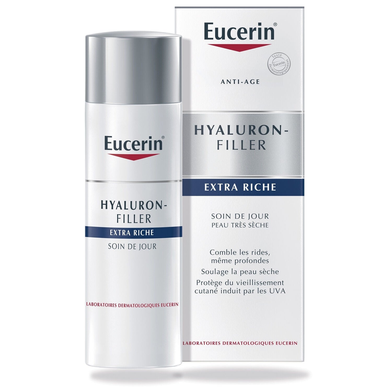 Soin de Jour Anti-âge Extra Riche Hyaluron Filler EUCERIN 