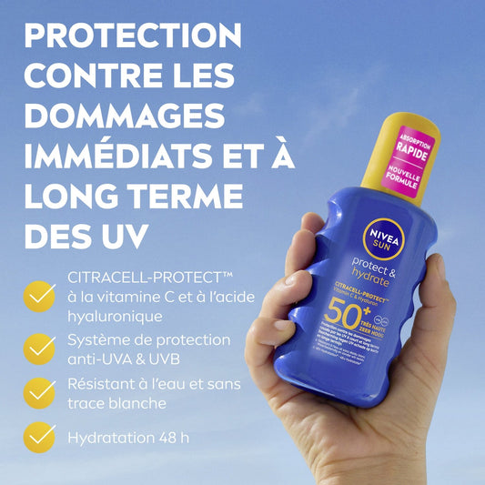 Sunscreen Body Lotion SPF 50+ Protection and Hydration Water Resistant Sun NIVEA