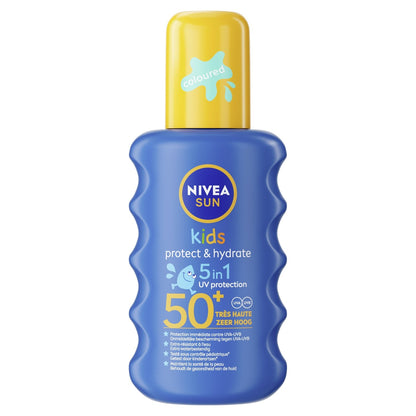 NIVEA Sonnenschutzspray für Kinder, LSF 50+, feuchtigkeitsspendend, wasserfest