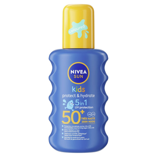 NIVEA Sunscreen Spray for Children, Body, Spf 50+, Moisturizing, Water Resistant