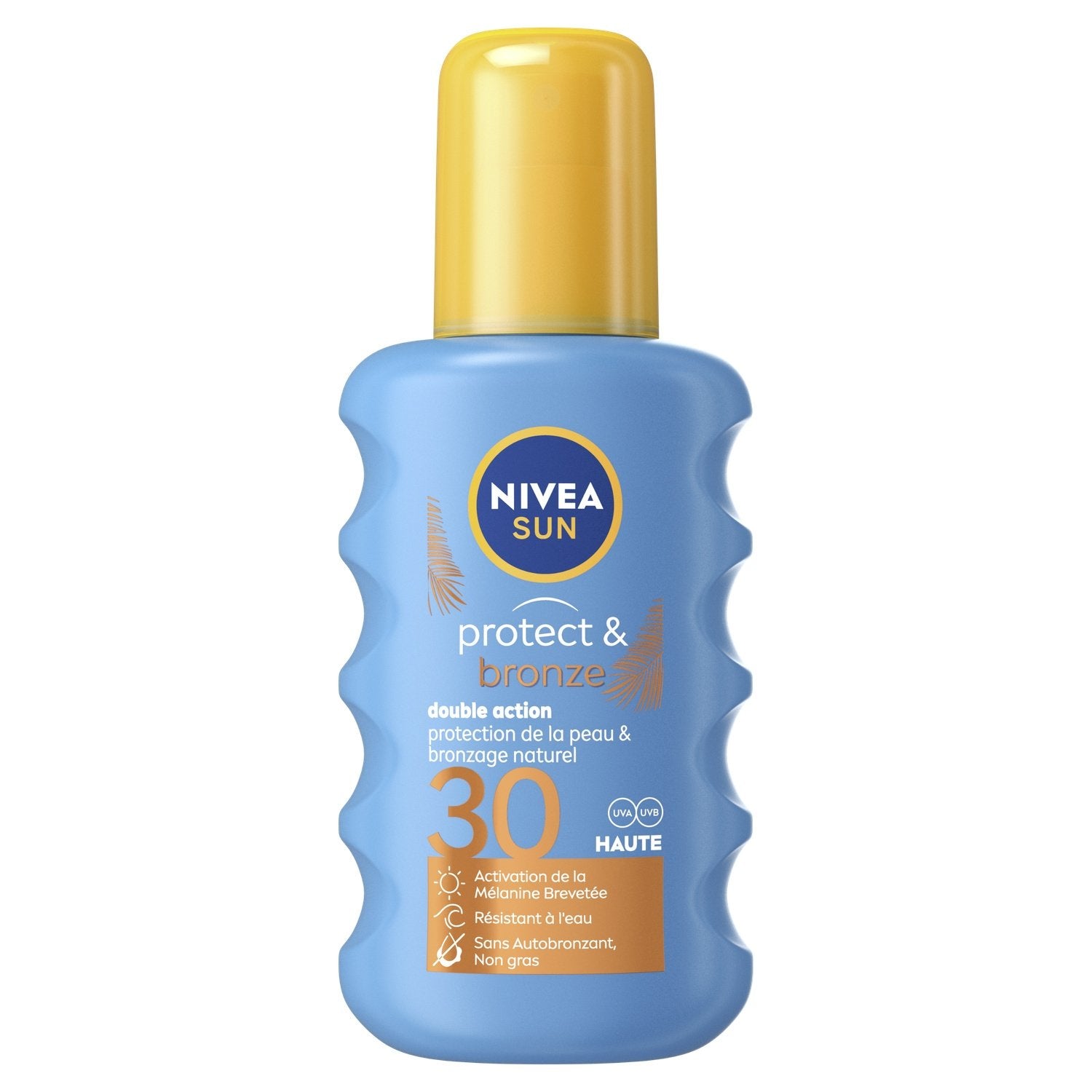 Crème Solaire Spray Corps Spf 30 Activateur de Bronzage Sun NIVEA Le spray de 200mL