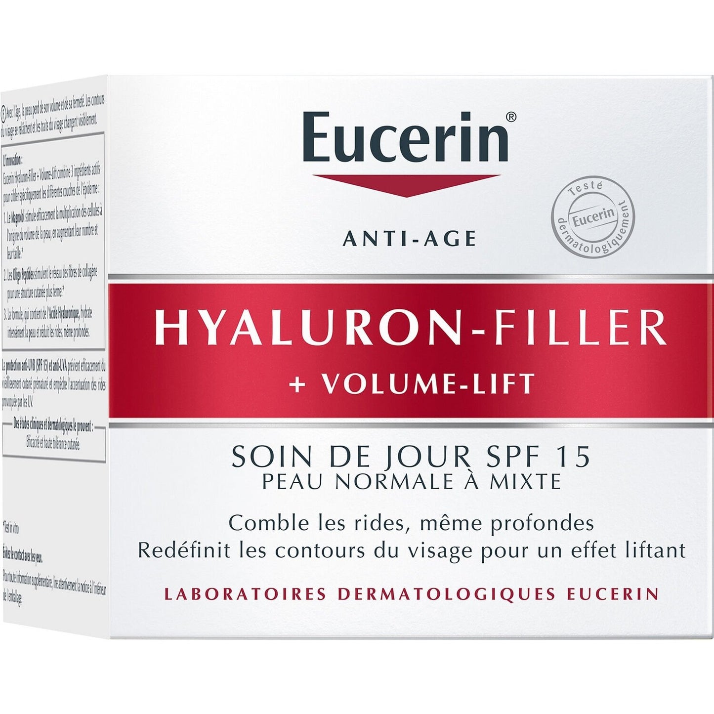 Crème de Jour Hyaluron-Filler + Volume Lift Peau Normale à Mixte EUCERIN le pot de 50mL